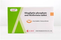 Sitagliptin fosfat og metformín tafla